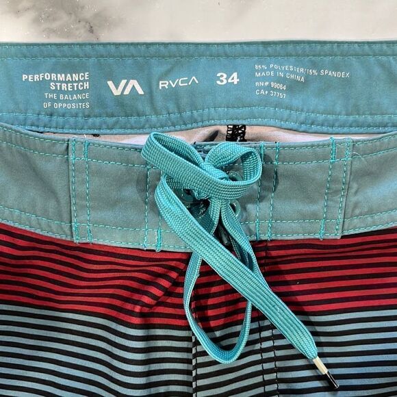 RVCA Performance Stretch Swim Shorts Sz. 34/9.5 - Picture 5 of 6
